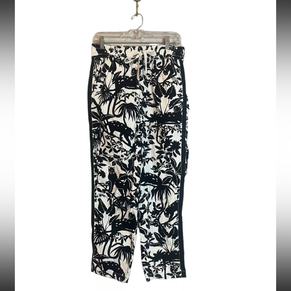 ❤️❤️Anthropologie Maeve Tenley twill black panther pants❤️❤️